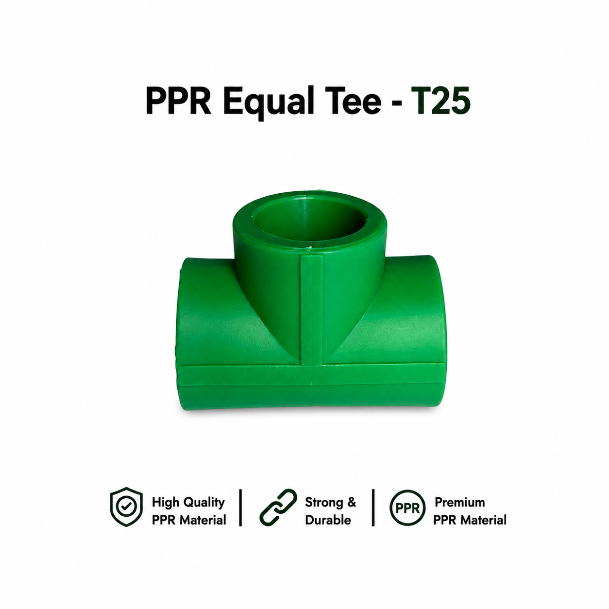 PP-R Equal Tee - T25
