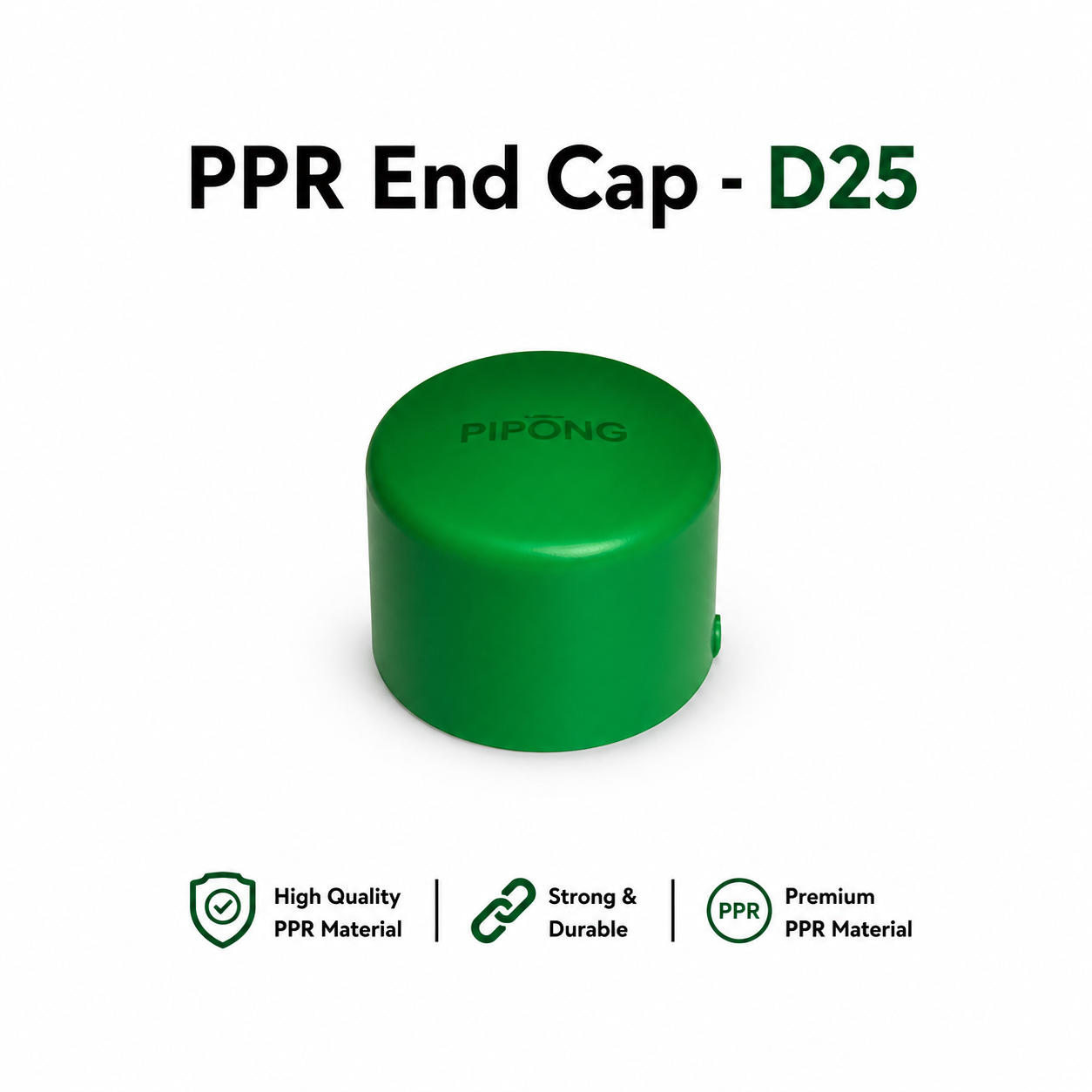 PP-R End Cap - D25