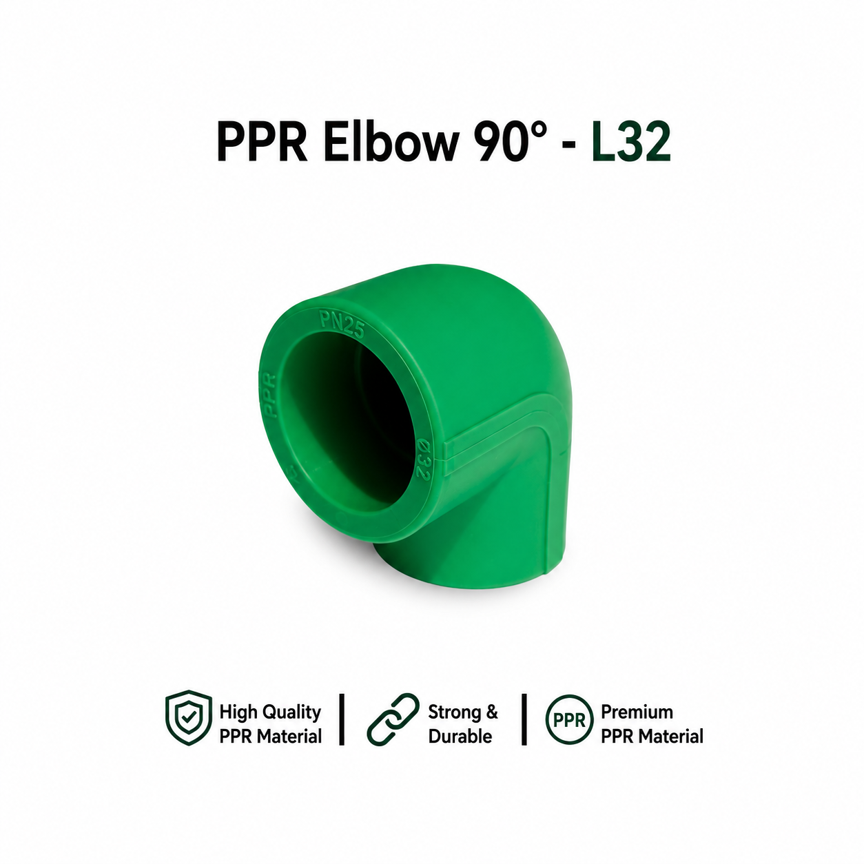 PP-R Elbow 90° - L32